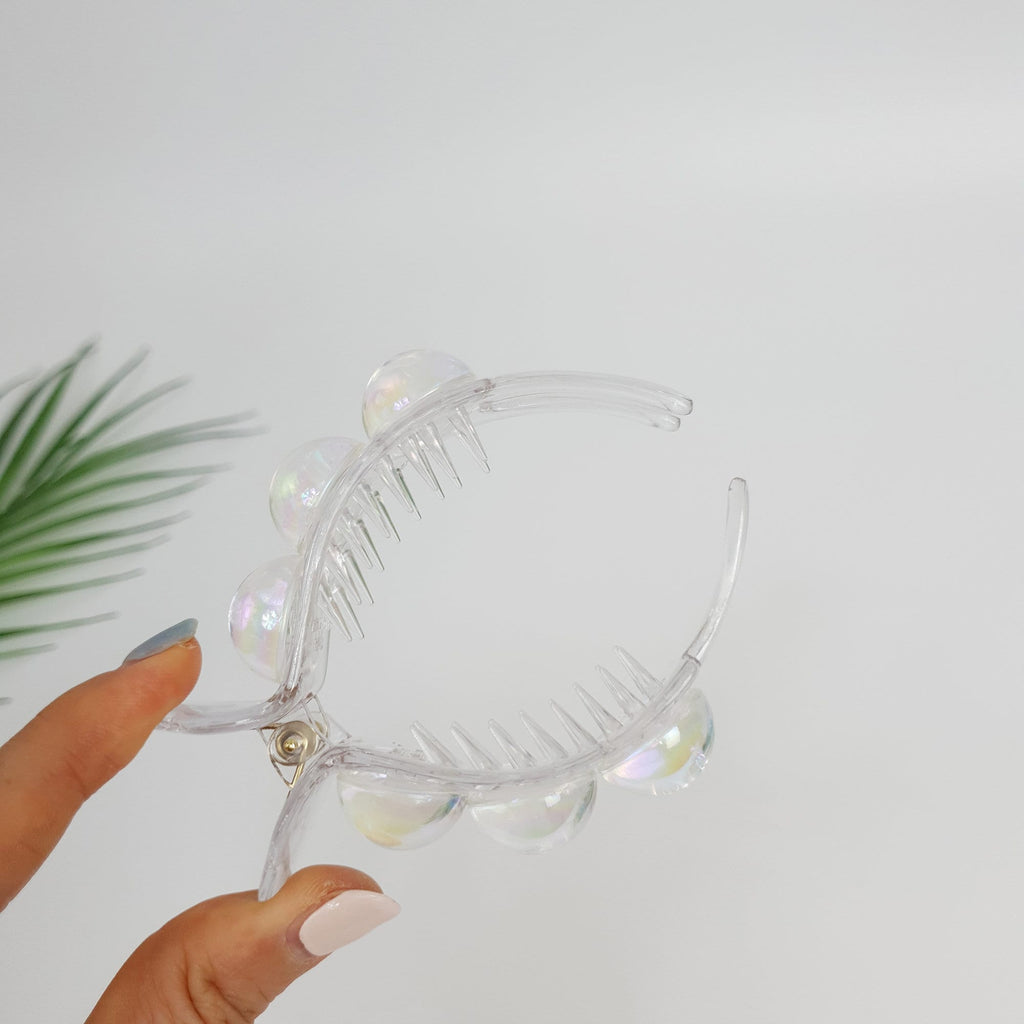 Aurora Pure Water Drop Hair Claw Clip / Cute Ponytail Holder / Hair Accessory for Woman / Hair Bow Barrette