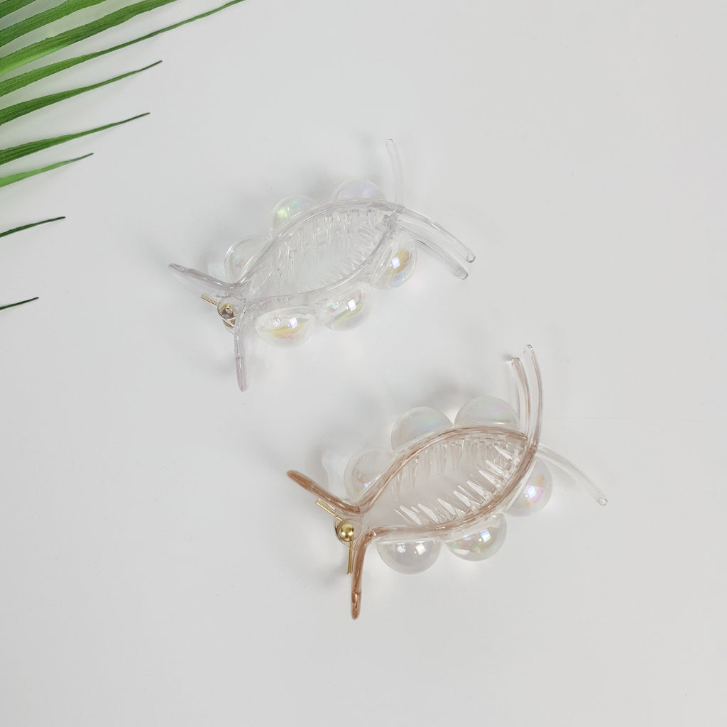 Aurora Pure Water Drop Hair Claw Clip / Cute Ponytail Holder / Hair Accessory for Woman / Hair Bow Barrette