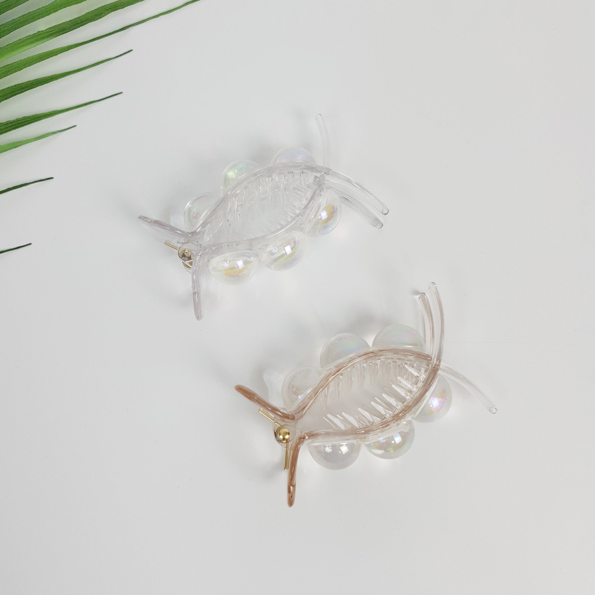 Aurora Pure Water Drop Hair Claw Clip / Cute Ponytail Holder / Hair Accessory for Woman / Hair Bow Barrette