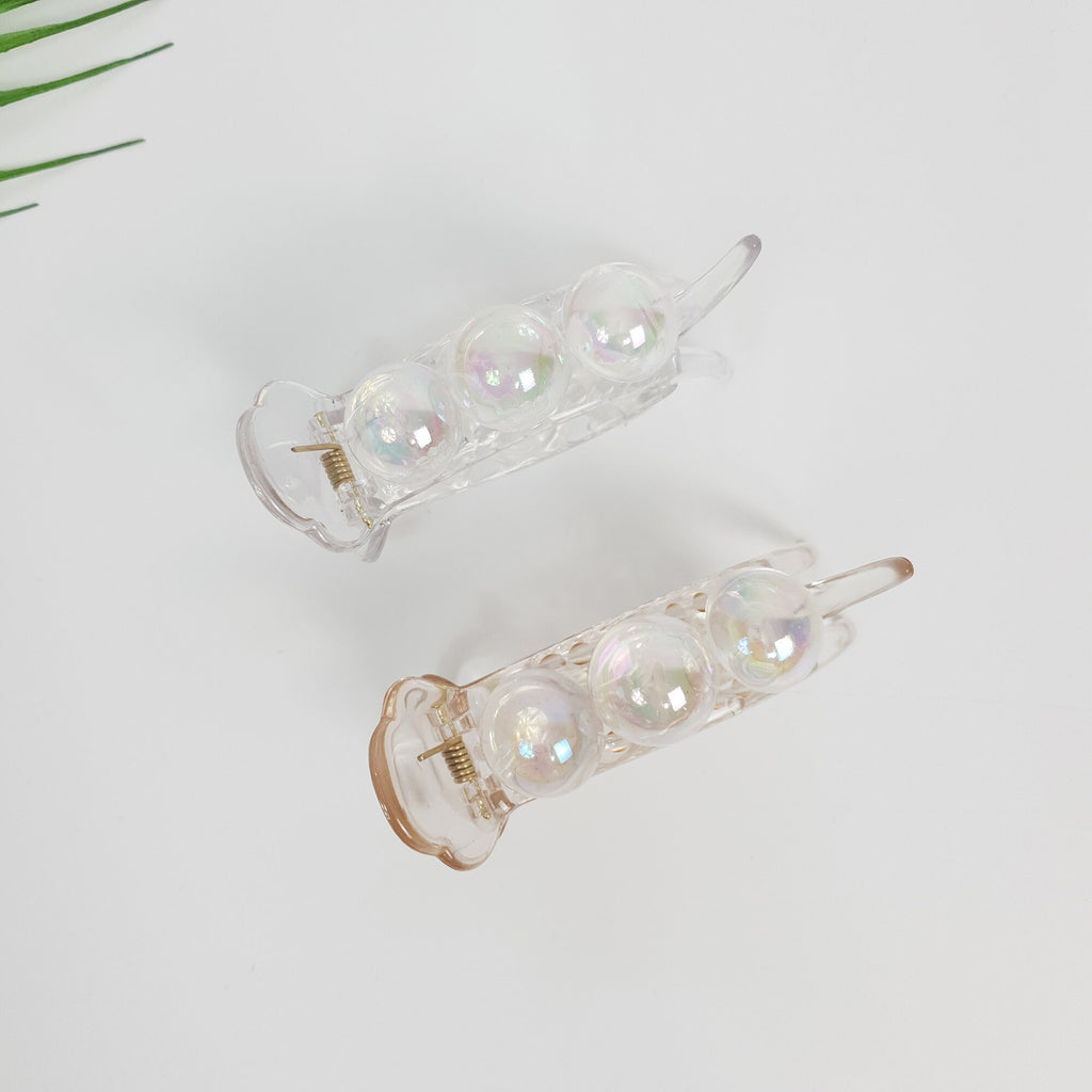 Aurora Pure Water Drop Hair Claw Clip / Cute Ponytail Holder / Hair Accessory for Woman / Hair Bow Barrette