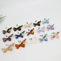 Double Ribbon Hair Claw Clip / Tortoise Shell French Hair Pin / Hair Accessory for Woman / Alligator Hair Clip for Girl