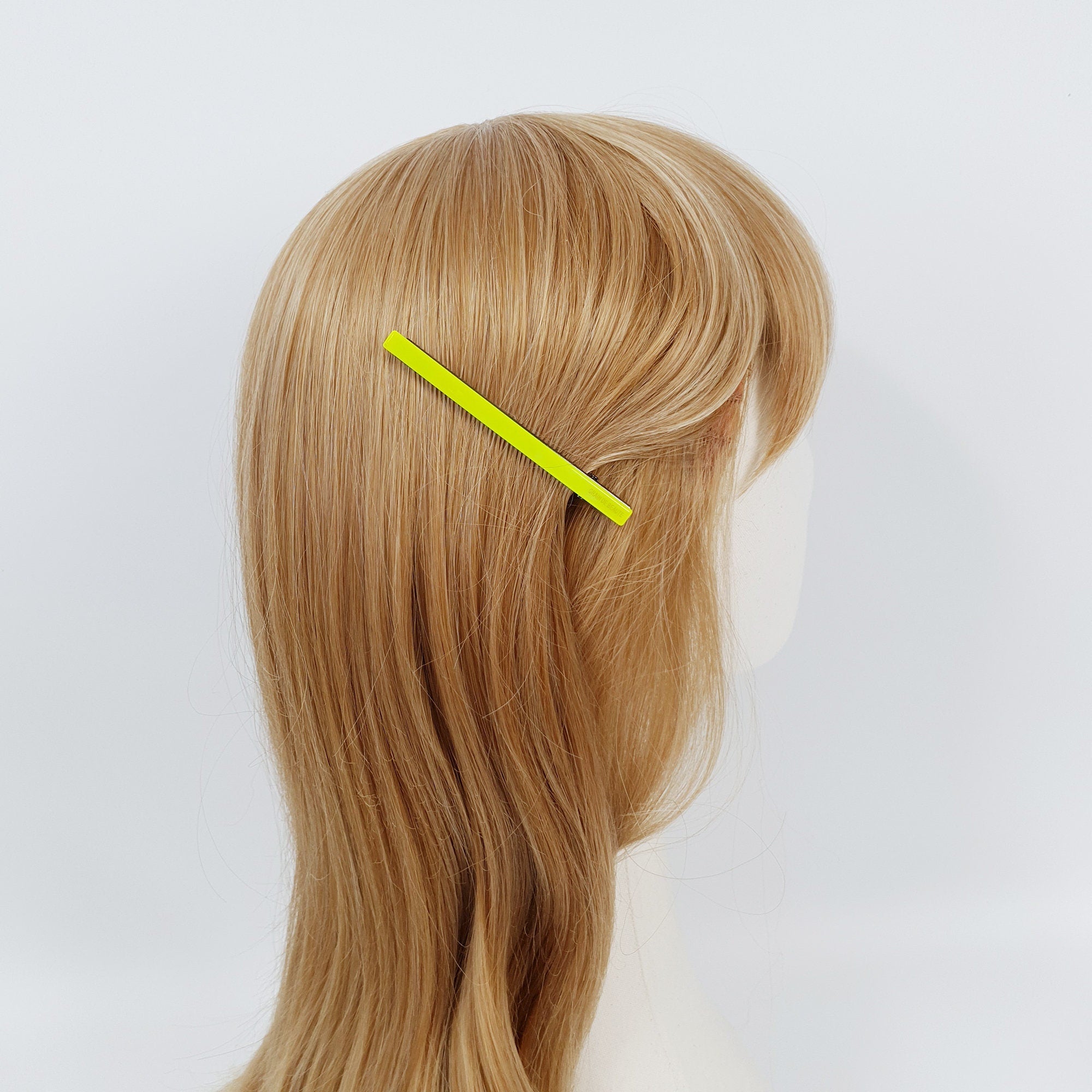 Simple Slim Line Long Alligator Hair Clip (3.1 Inch) / Pure Color Hair Barrette / Hair Accessory for Woman