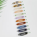 Leopard Round Frame Bobby Pin with Cubic (2.2 Inch) / Tortoise Shell French Hair Pin / Hair Accessory for Woman / Bow Barrette for Thin Hair