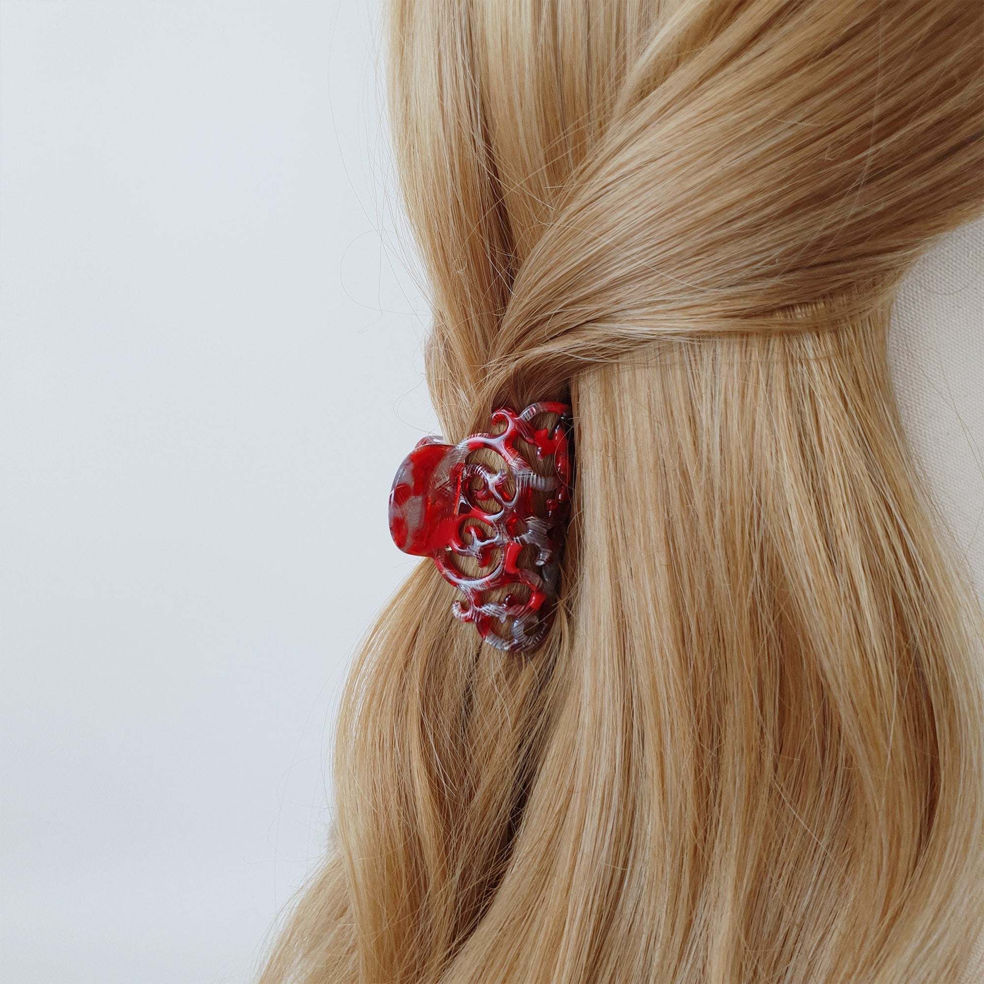 Triangle Fashionable Small Hair Clips / Tortoise Shell Mini French Hair Pin / Hair Barrette for Woman / Pastel Color Hair Claw Clip