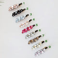 Pastel Color Flower Hair Clip / Luxurious French Hair Pin / Alligator Hair Clip