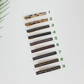 Leopard Black Hair Clip (2.4 Inch) / Luxurious French Hair Pin with Cubic / Alligator Hair Clip for Woman