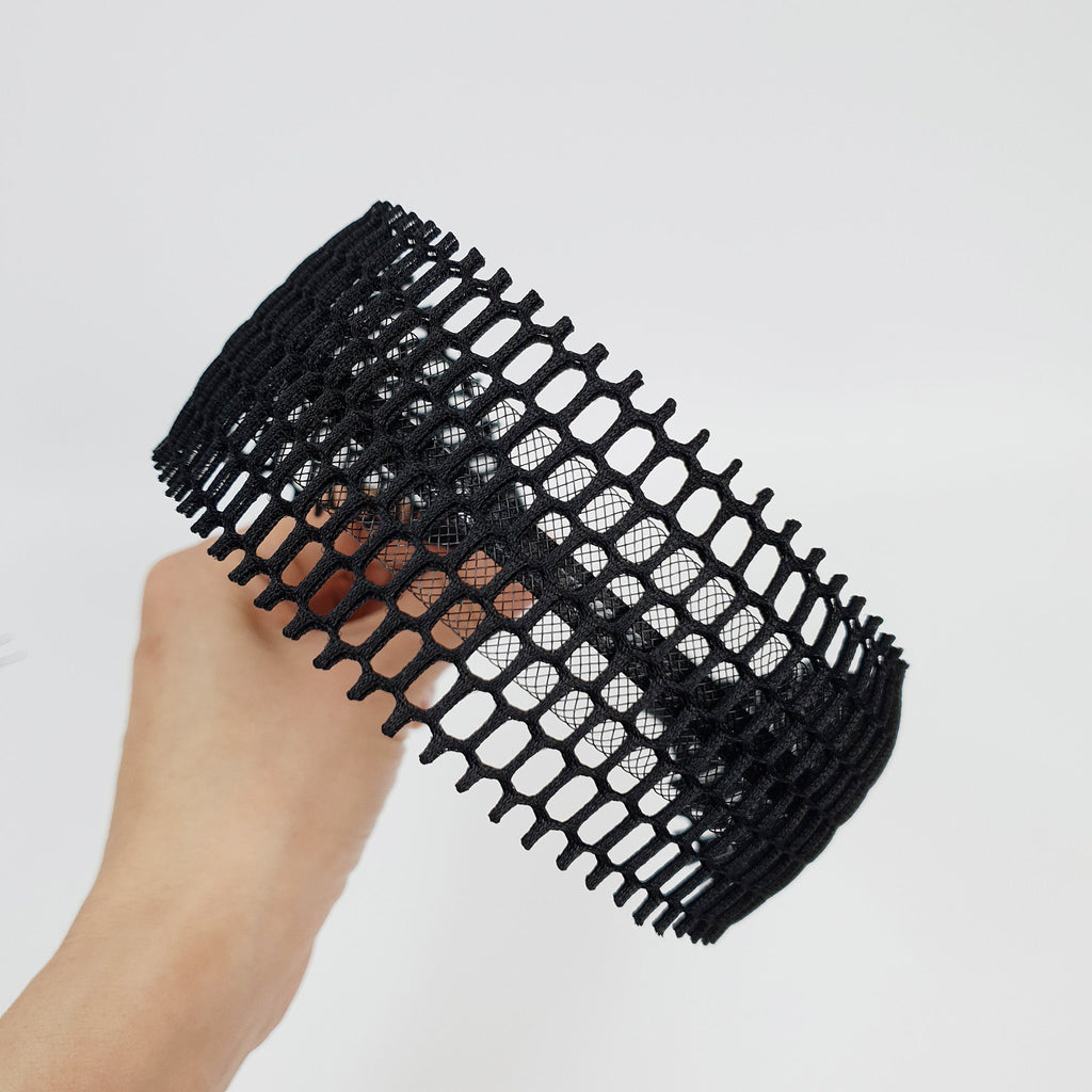 Very Light Mesh Wide Headband (2.2 Inch) / Fashionable Turban Bandanna / Hair Accessory for Woman