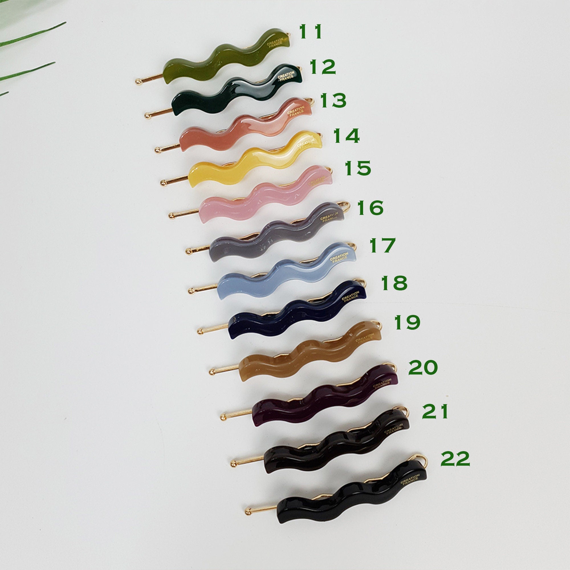 Leopard Wave Bobby Pin (2.4 Inch) / Cute Tortoise Shell French Hair Pin / Hair Accessory for Woman / Mini Hair Claw Clip