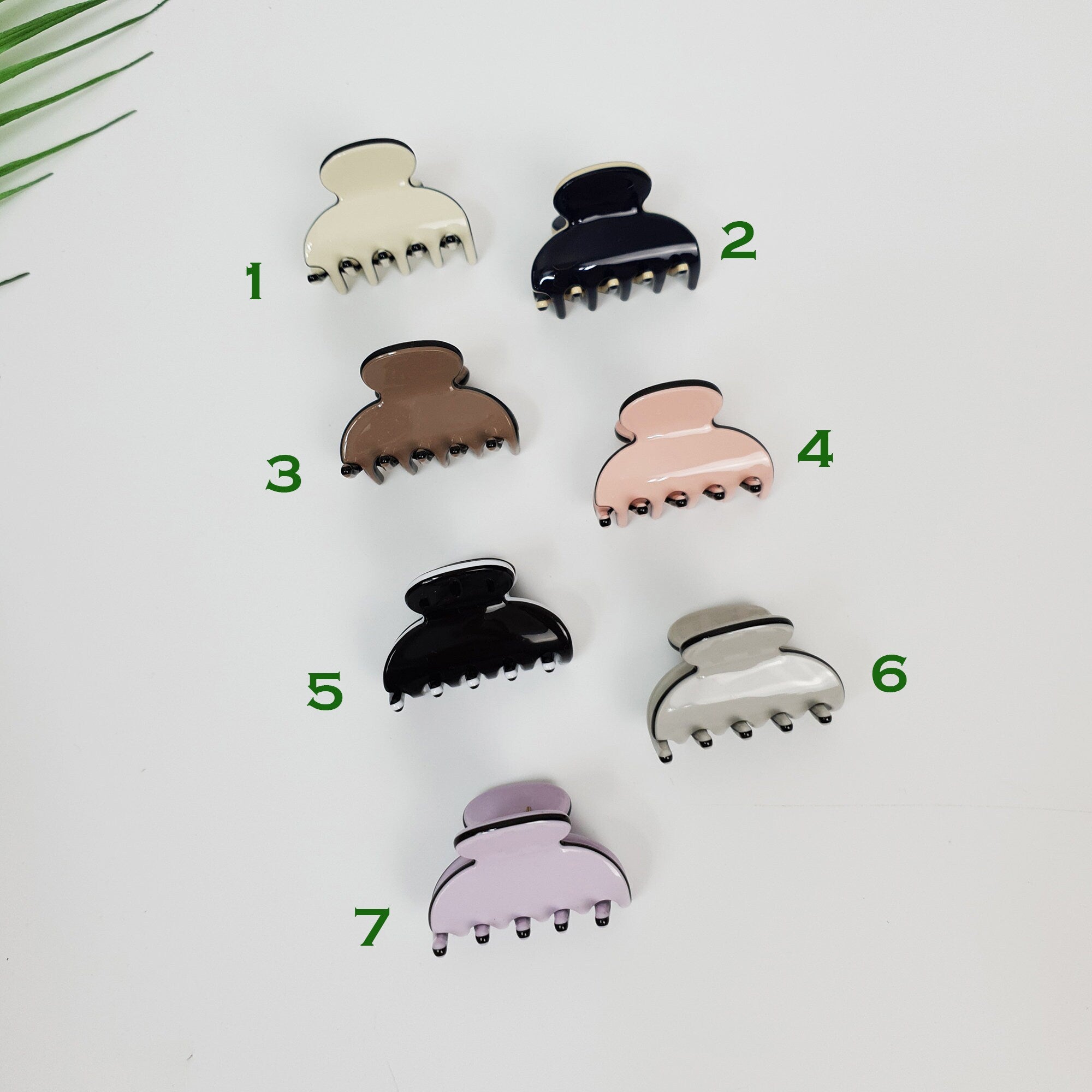 Pastel Color Mini Hair Clips / Cute Small French Pin / Hair Barrette for Woman / Mini Octopus Hair Clip
