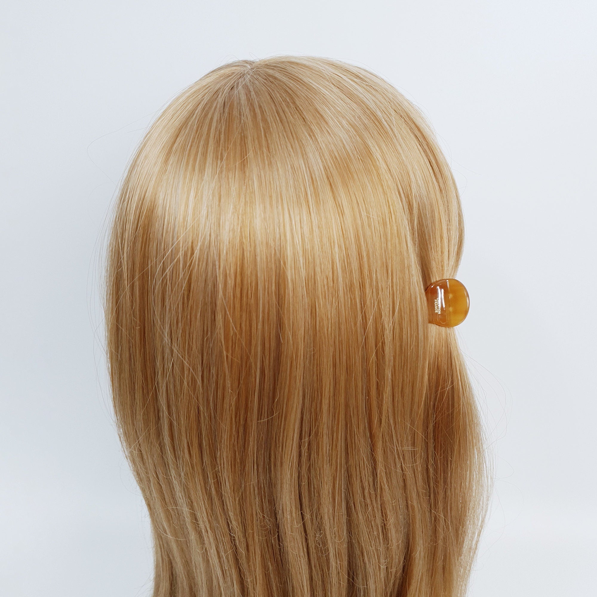 Bean Mini Claw Clip / Tortoise Shell Small French Hair Pin / Hair Barrette for Woman / Hair Accessory for Girl