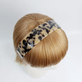 Leopard Marble Wide Headband (1.4 Inch) / Fashionable Tortoise Shell Turban Bandanna / Hair Accessory for Woman
