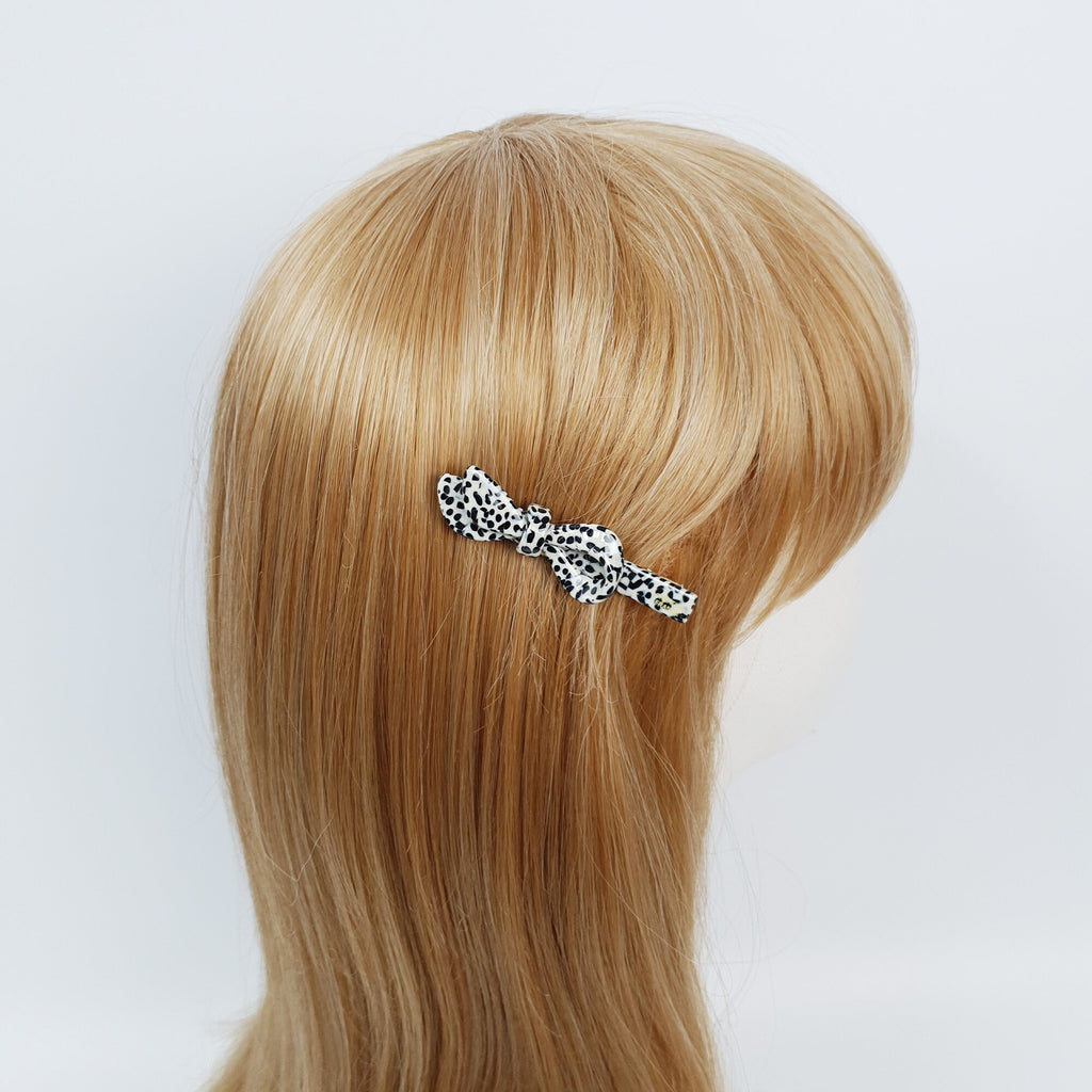 Single Ribbon Hair Clips / Tortoise Shell French Hair Pin / Hair Accessory for Woman / Alligator Hair Clip