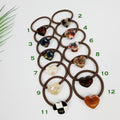 Leopard Shell Cutie Mini Heart Hair Tie / Tortoise Shell Ponytail Holder / Hair Accessory for Woman / French Hair Pin / Hair Scrunchy