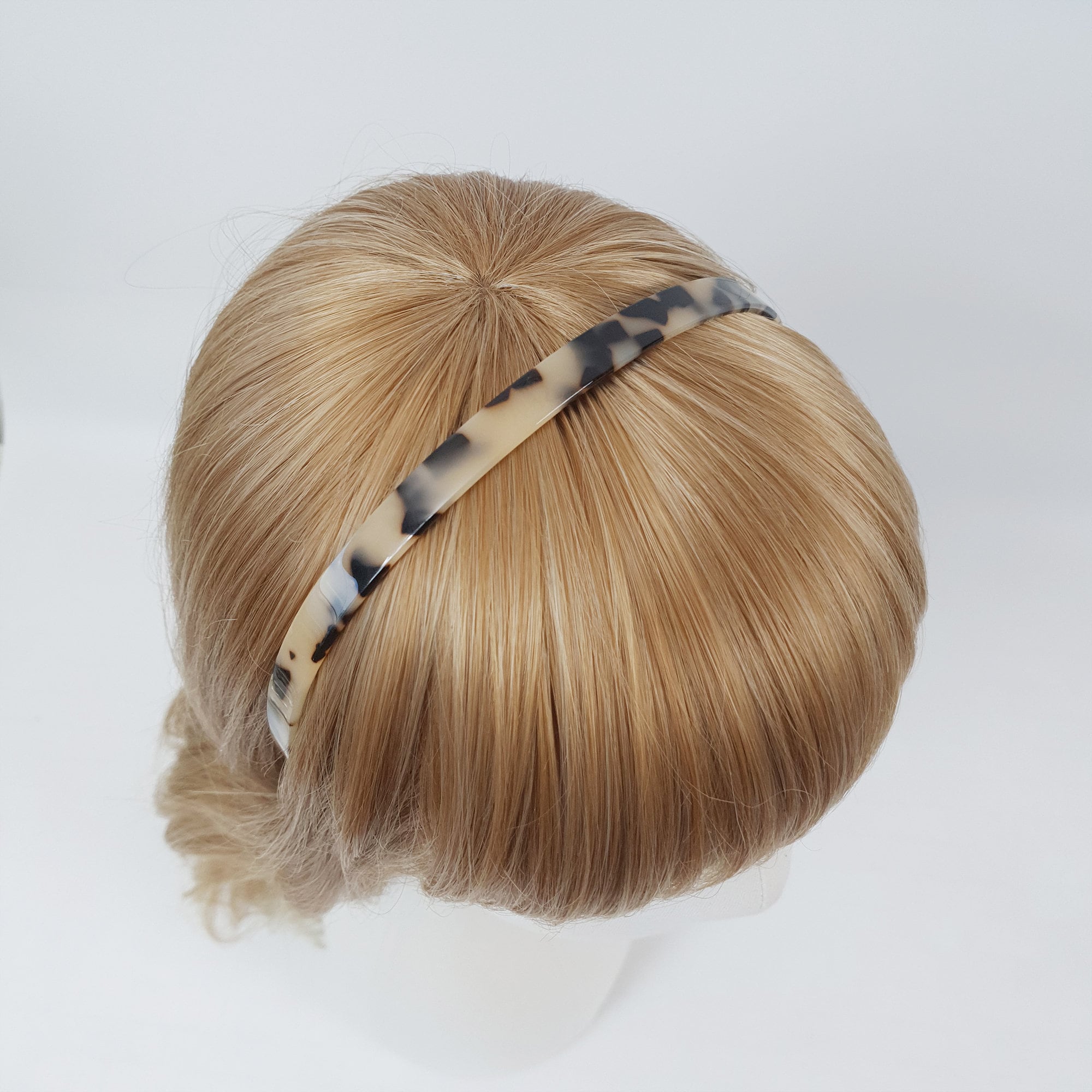 Tortoise Shell Simple Thin Headband / Simple Acrylic Alice Headband / Hair Accessory for Woman