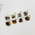 Marble Modern Mini Hair Clip Claw / Tortoise Shell Small French Pin / Hair Barrette for Woman / Leopard Hair Clips