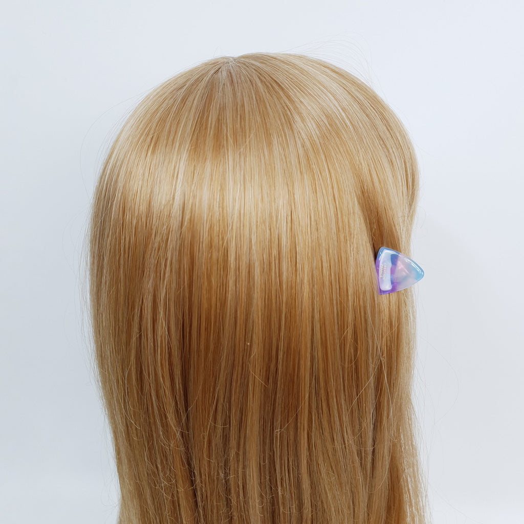 Triangle Mini Hair Clip Claw / Tortoise Shell Small French Hair Pin / Hair Barrette for Woman