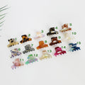 Fancy Cap Mini Hair Clip Claw (1.2 Inch) / Tortoise Shell Small French Hair Pin / Hair Barrette for Woman