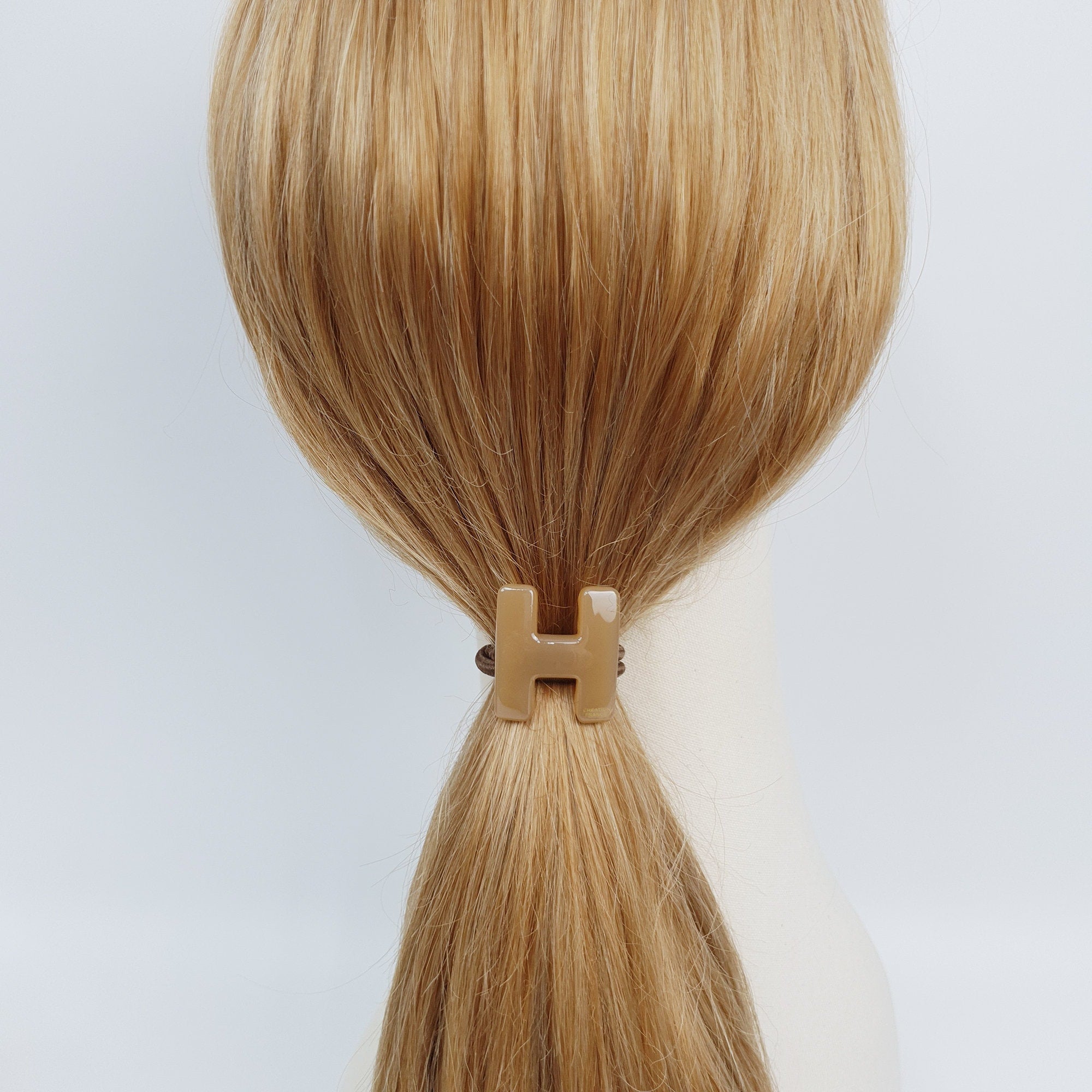 Leopard Marble H Shape Hair Tie / Vivid Color Tortoise Shell Ponytail Holder / Hair Accessory for Woman / French Hair Pin