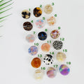 Modern Circle Mini Hair Clip Claw / Tortoise Shell Small French Pin / Hair Barrette for Woman