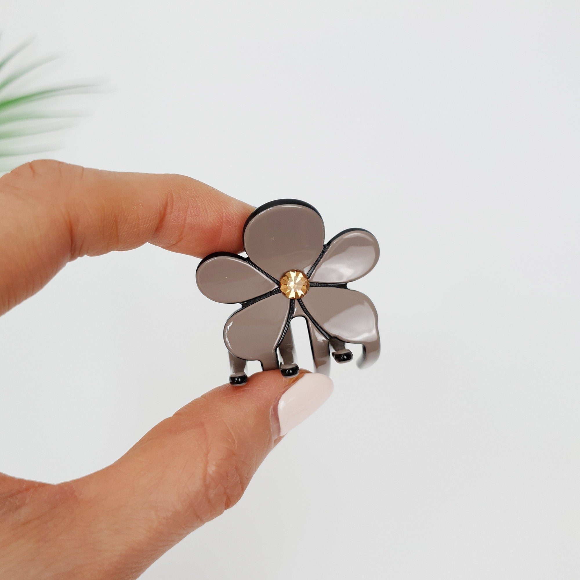 Pastel Color Flower Mini Hair Clips / Cute Small French Hair Pin / Hair Barrette for Woman / Floral Hair Clip for Girls