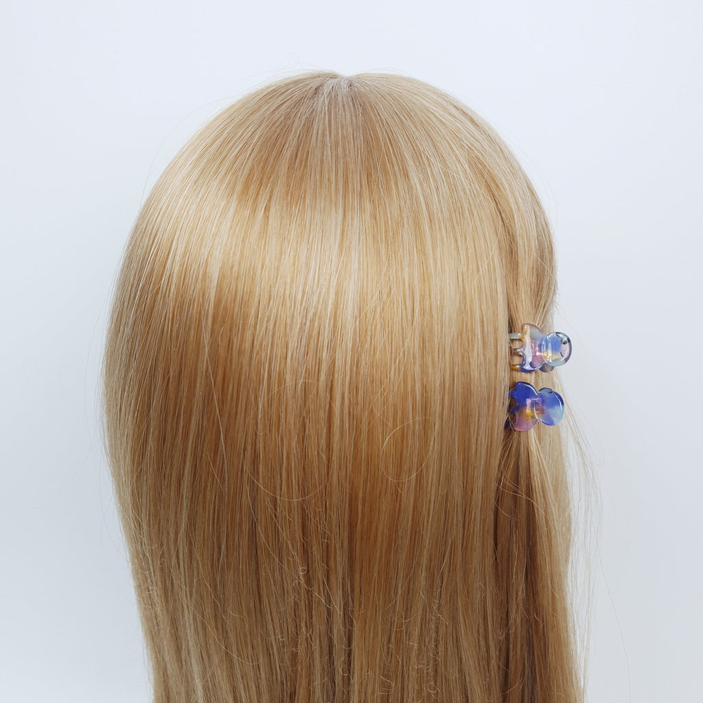 Pure Color Mini Hair Clips (2 pieces 1 set) / Tortoise Shell French Hair Pin / Hair Accessory for Woman / French Barrette for Girls