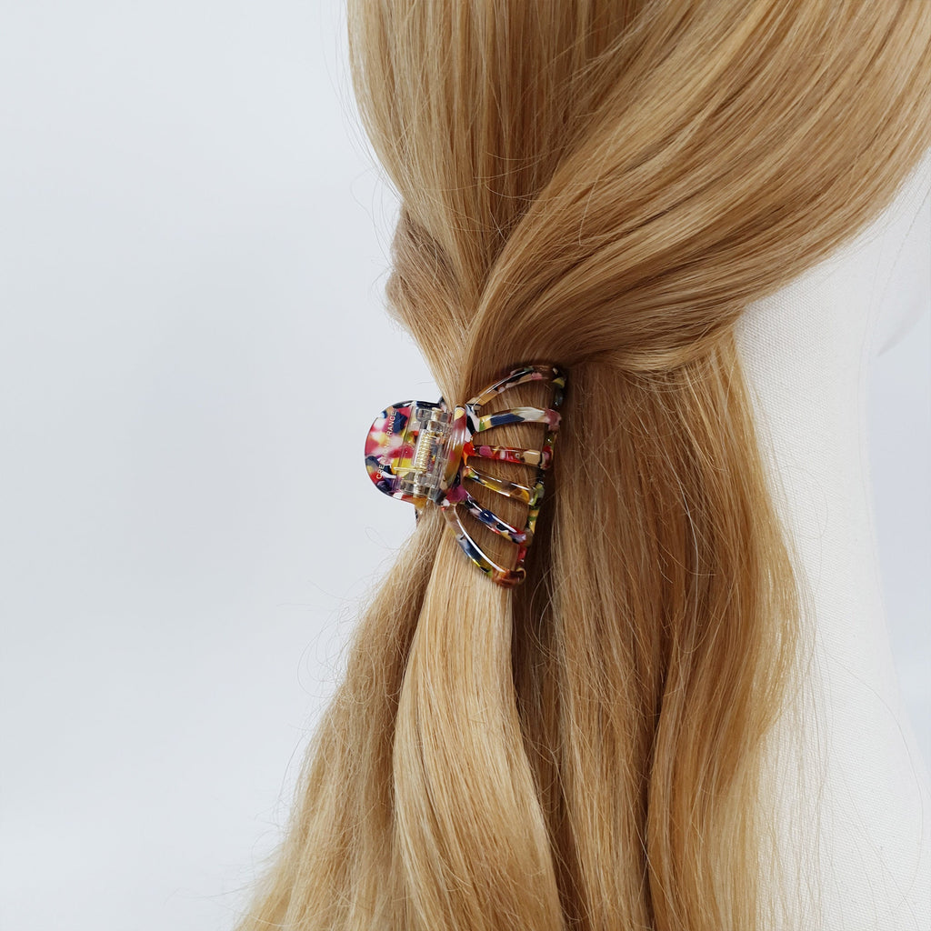 Leopard Judy Square Medium Hair Claw Clip / Tortoise Shell French Hair Pin / Hair Accessory for Woman