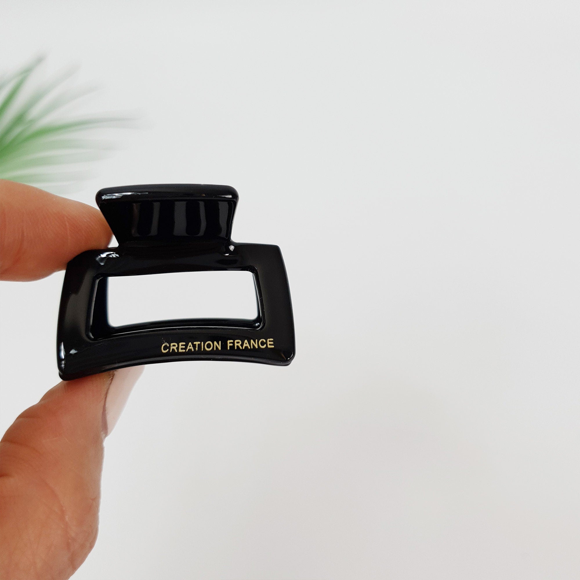Pure Color Simple Square Mini Hair Claw Clip / Simple Small French Pin / Hair Barrette for Woman
