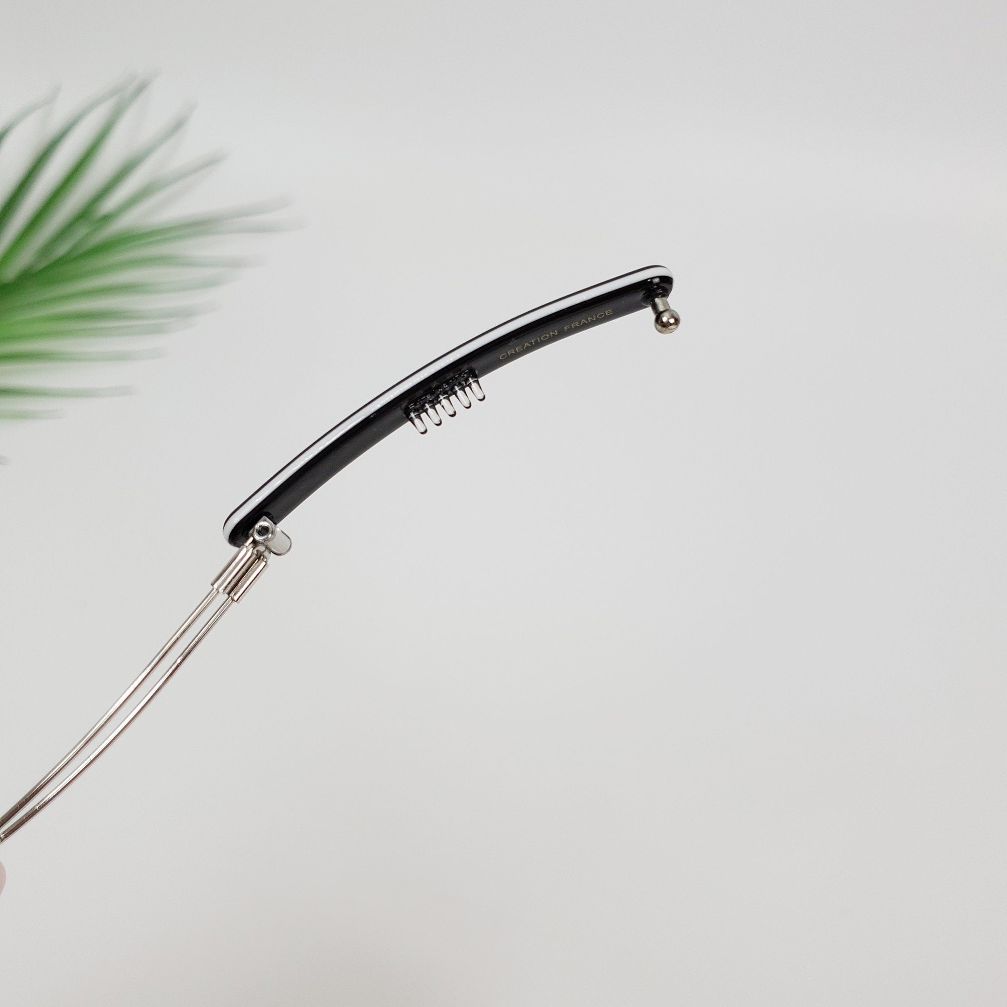 Pastel Tone Bobby Pin with Cubic / Cute Simple French Hair Pin Clip / Hair Accessory for Woman / Bow Barrette