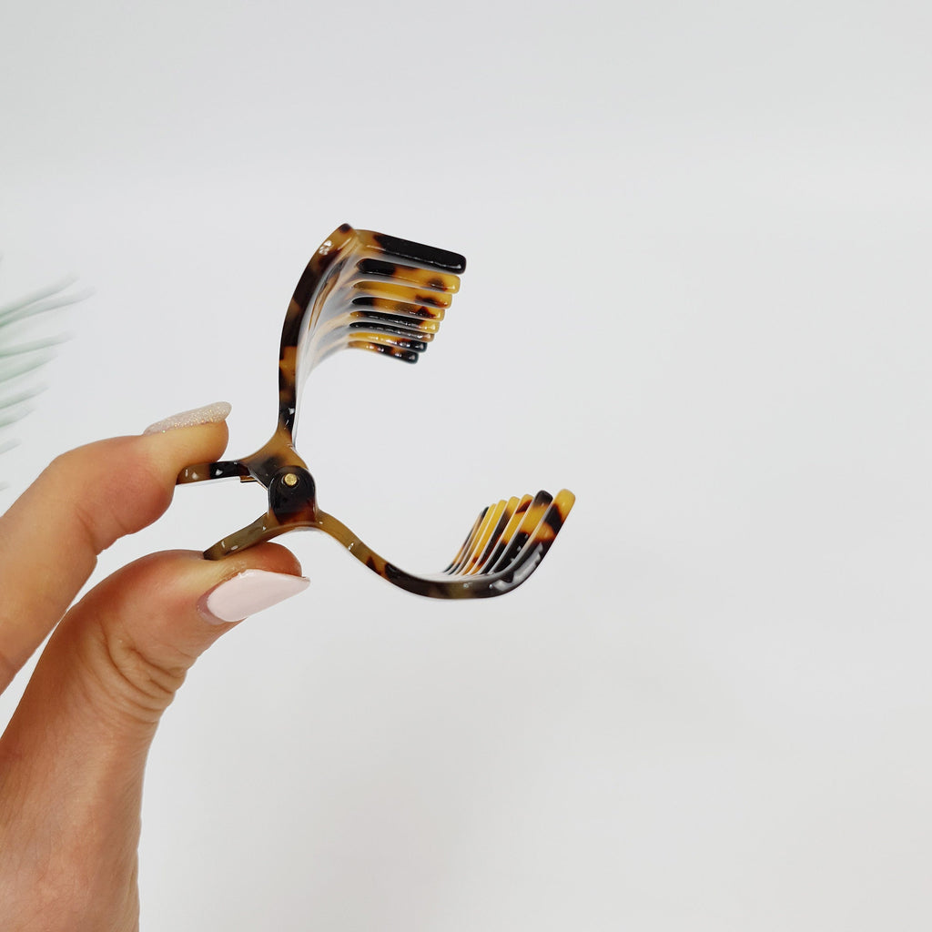 Leopard Triangle Hair Claw Clip (2.8 Inch) / Tortoise Shell French Hair Pin / Hair Accessory for Woman