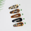 Leopard Bold Triangle Hair Claw Clip (3.1 Inch) / Tortoise Shell French Hair Pin / Alligator Hair Clip for Woman