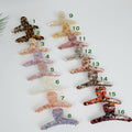 Leopard Twist Large Hair Claw Clip / Tortoise Shell French Hair Pin / Hair Barrette for Woman / Jumbo Hair Clip