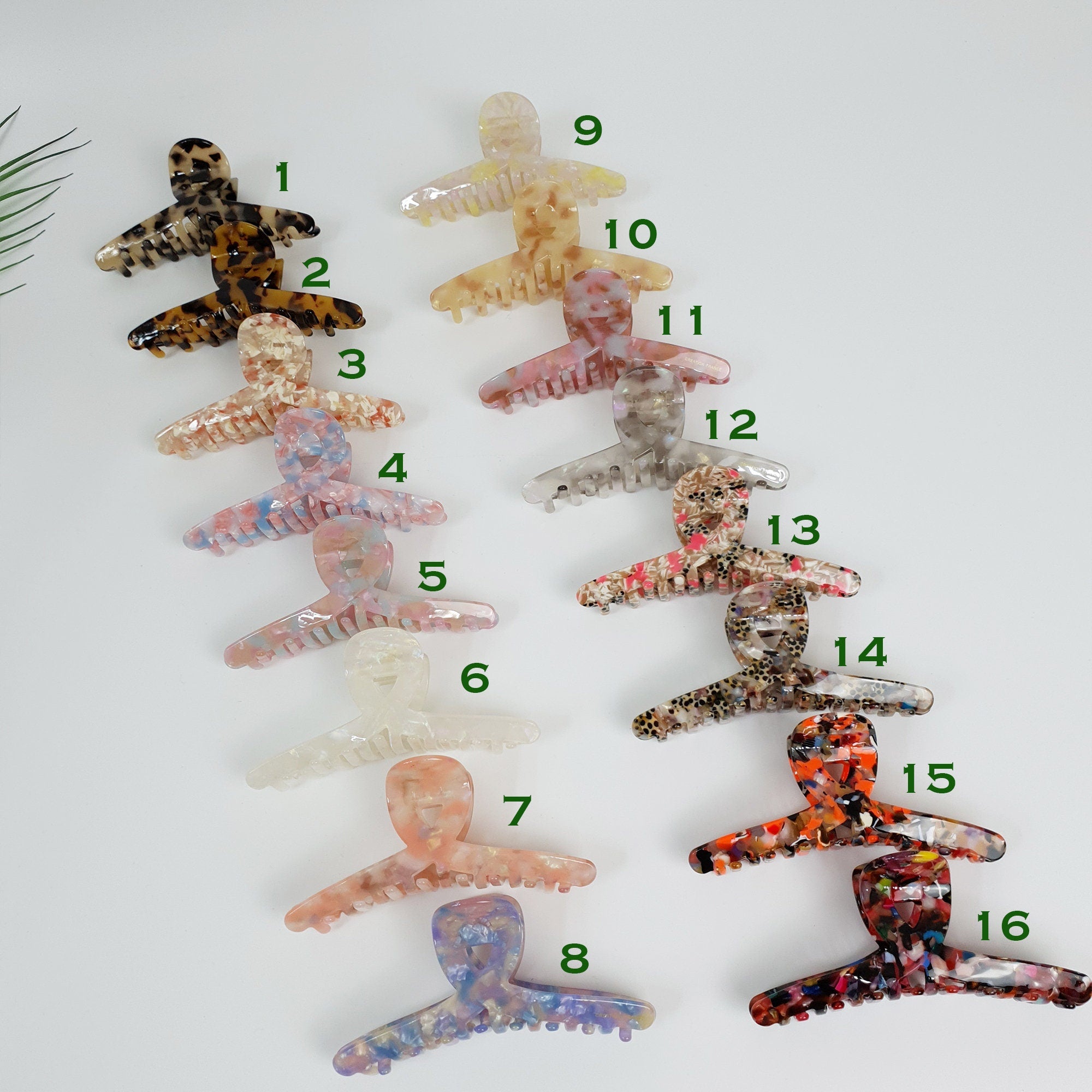 Leopard Twist Large Hair Claw Clip / Tortoise Shell French Hair Pin / Hair Barrette for Woman / Jumbo Hair Clip