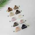 Leopard Judy Square Medium Hair Claw Clip / Tortoise Shell French Hair Pin / Hair Accessory for Woman