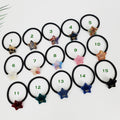 Leopard Pure Color Cute Star Hair Tie / Simple Small Ponytail Holder / Hair Accessory for Woman / French Hair Pin / Hair Scrunchy