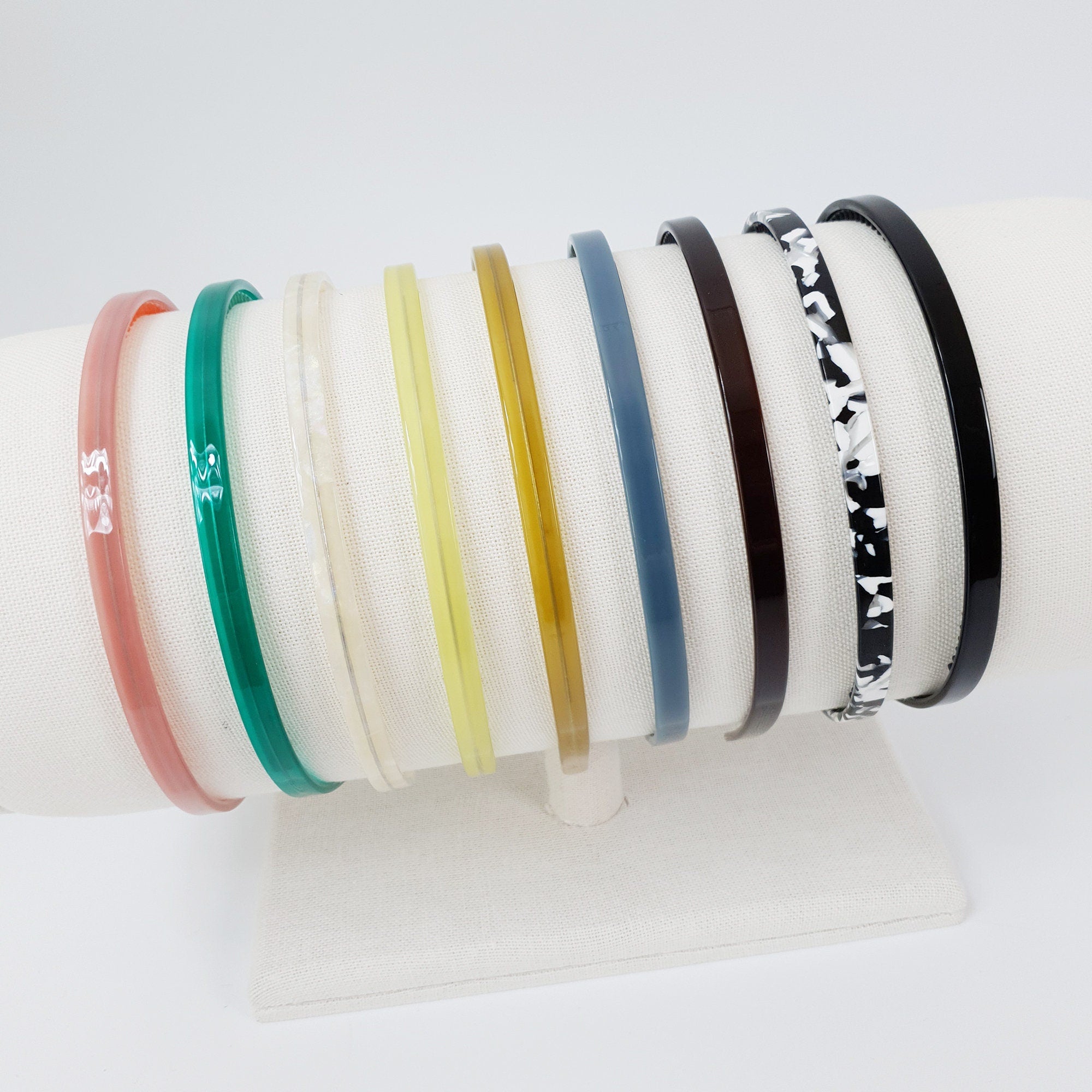 Pure Color Inner Wire Thin Headband / Simple Line Headband / Elegant Hair Accessories for Woman / Alice Headband