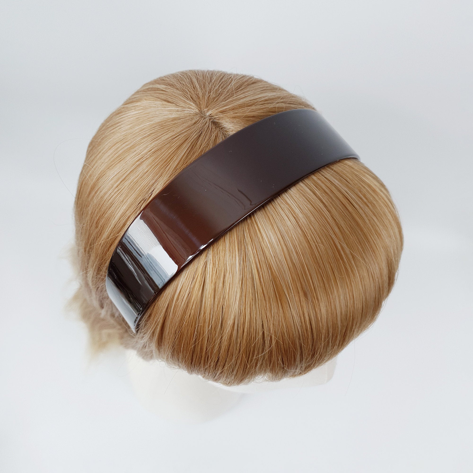 Leopard Marble Wide Headband (1.4 Inch) / Fashionable Tortoise Shell Turban Bandanna / Hair Accessory for Woman