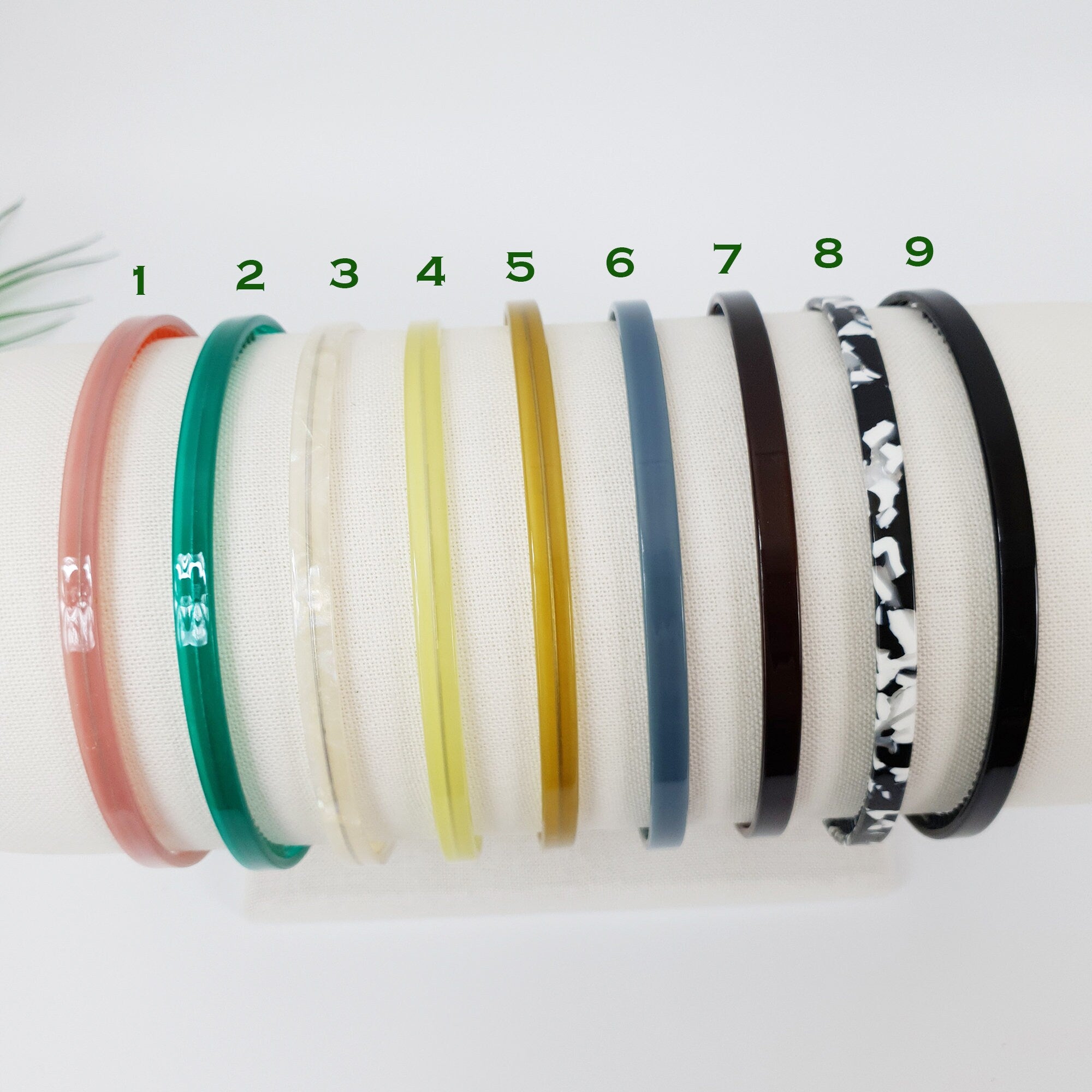 Pure Color Inner Wire Thin Headband / Simple Line Headband / Elegant Hair Accessories for Woman / Alice Headband