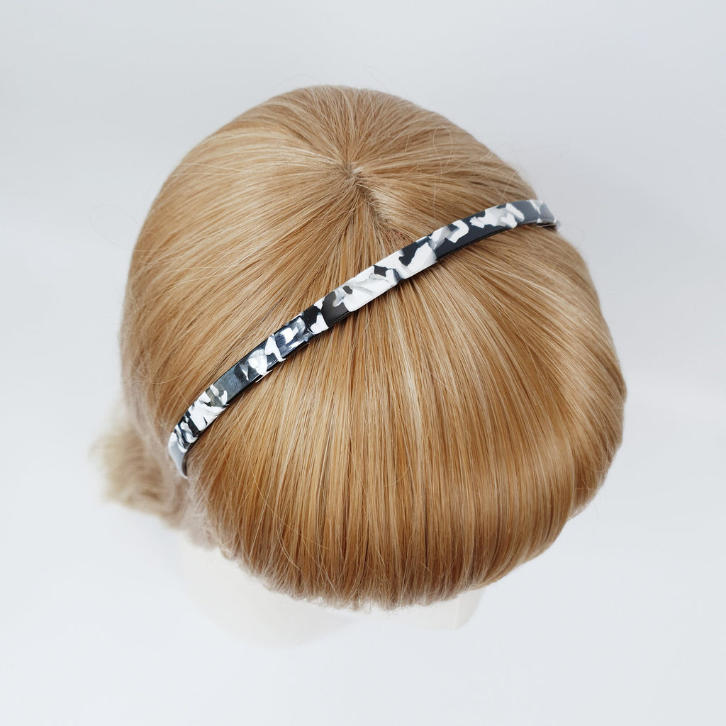 Pure Color Inner Wire Thin Headband / Simple Line Headband / Elegant Hair Accessories for Woman / Alice Headband