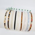 Leopard Extra Thin Headband (0.2 Inch) / Simple Line Tortoise Shell Headband / Hair Accessories for Woman