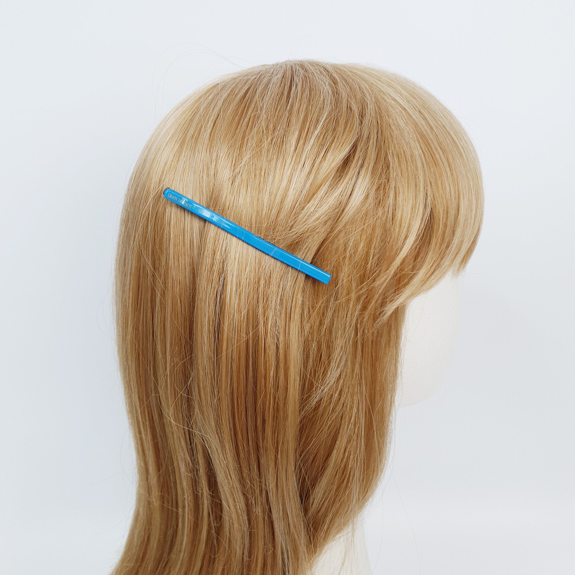 Simple Line Vivid Color Bobby Pin (3.3 Inch) / Leopard French Hair Pin / Hair Accessory for Woman