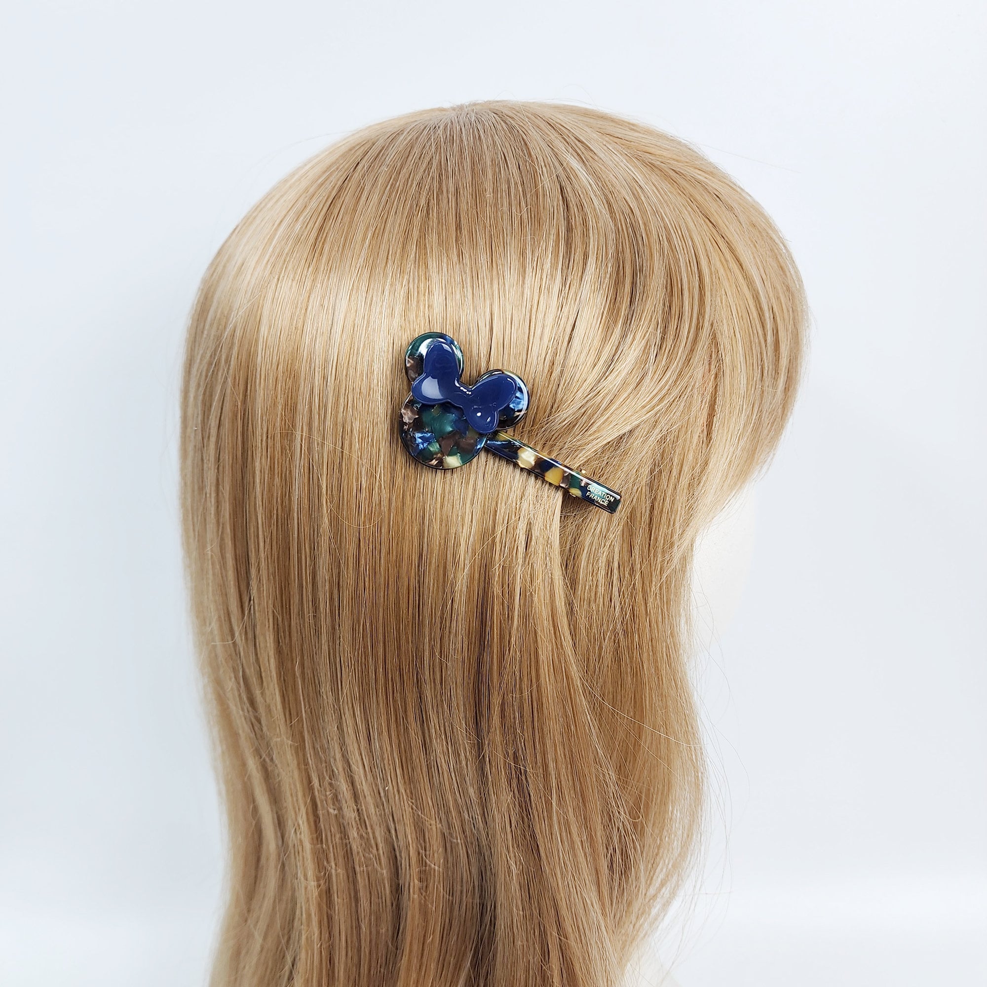 Minnie Mouse Mini Hair Clip Claw (2.8 Inch) / Cute French Hair Pin / Alligator Hair Clip for Woman / French Hair Barrette