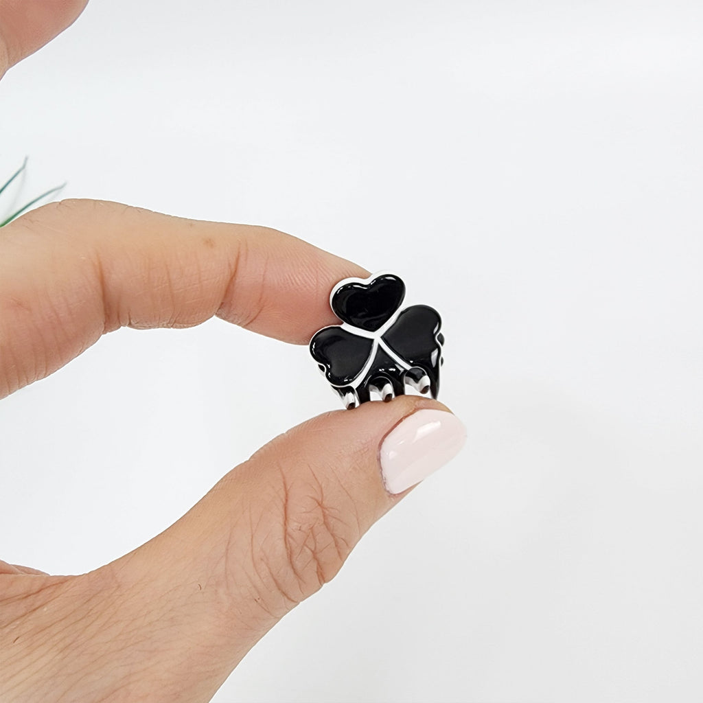 Three Leaf Hair Clip (2 pieces in 1 set) / Cute Mini French Pin / Hair Barrette for Woman / Small French Barrette for Girls