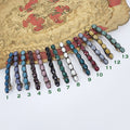 Oval Formica Hair Barrette (2.4 Inch) / Diamond Cut Formica Stone Decorated Barrette / Vintage Antique Hair Accessory / Automatic Hair Pin