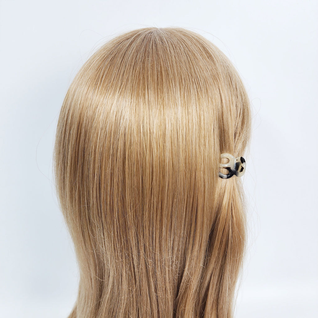 Cellulose Cutie Flower Hair Clips (1.2 Inch) / Cute Mini Hair Pin / Hair Accessory for Woman / Small Octopus Hair Clip