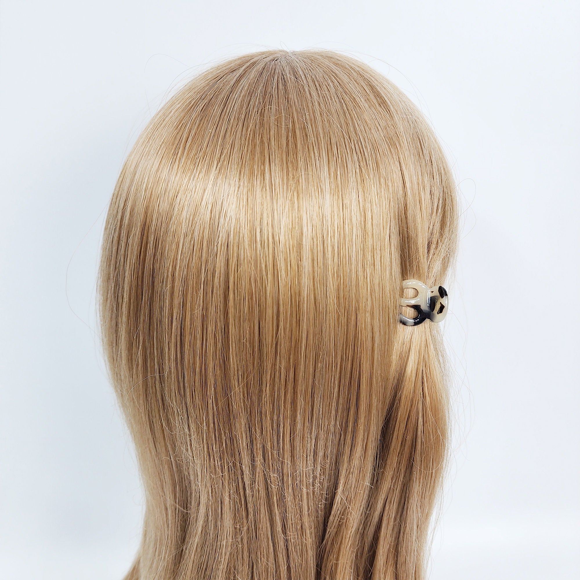 Cellulose Cutie Flower Hair Clips (1.2 Inch) / Cute Mini Hair Pin / Hair Accessory for Woman / Small Octopus Hair Clip