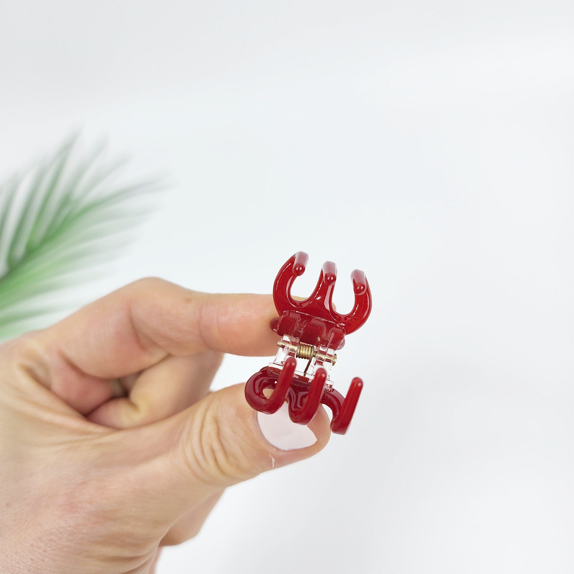 Pure Color Small Hair Claw Clip (0.8 Inch) / Cute French Hair Pin / Hair Accessory for Woman / French Barrette