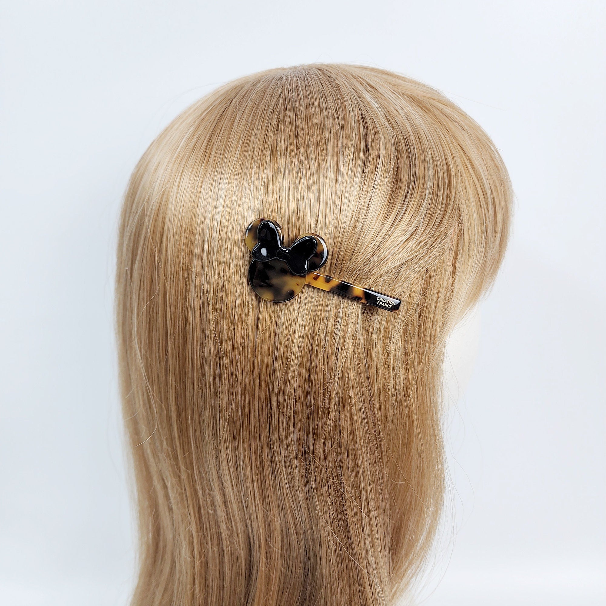 Minnie Mouse Mini Hair Clip Claw (2.8 Inch) / Cute French Hair Pin / Alligator Hair Clip for Woman / French Hair Barrette