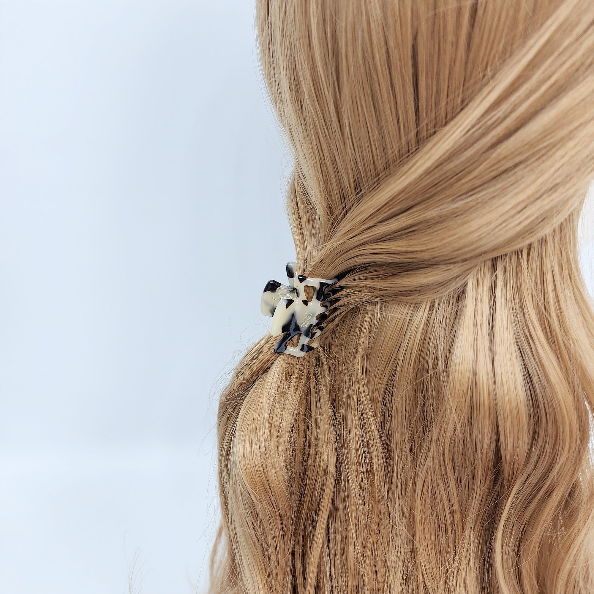 Linda Mini Hair Clips / Tortoise Shell French Hair Pin / Hair Accessory for Woman / Hair Claw Clip for Girls