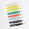 Vivid Color Wave Alligator Hair Clip (3.1 Inch) / Luxurious French Hair Pin / Hair Accessory for Woman