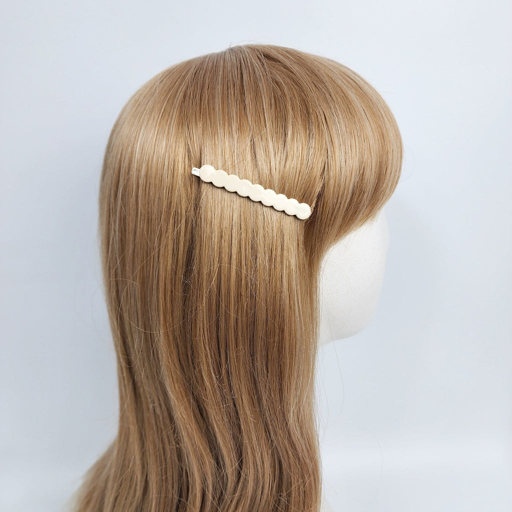 Vivid Color Round Mini Bobby Pin (2.4 Inch) / Simple French Hair Pin / Hair Accessory for Woman / Colorful Snap Clip